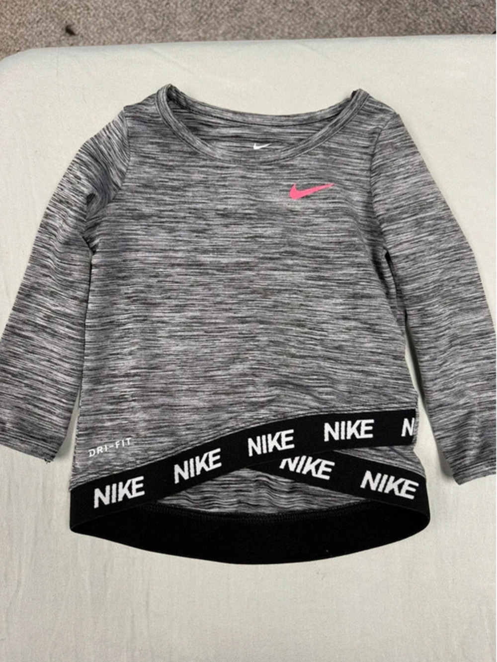 Nike Dri-FIT Space Crisscross Long Sleeve Top - Baby / Infant Size 12M